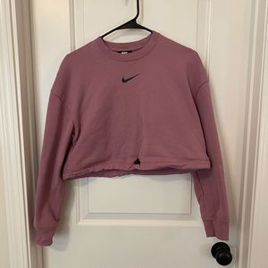 Nike Cropped Cinch Crewneck